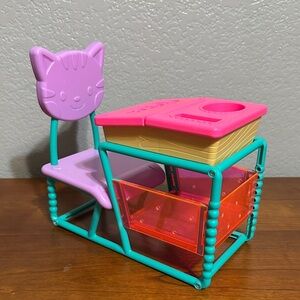 Barbie Club Chelsea School Desk for 14” Dolls like Glitter Girls Wellie Wishers